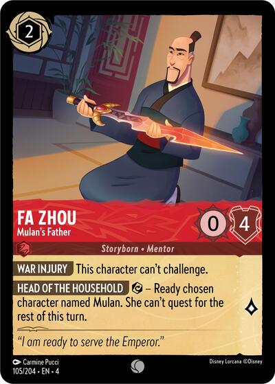 Fa Zhou - Mulan's Father #105 Ursula's Return