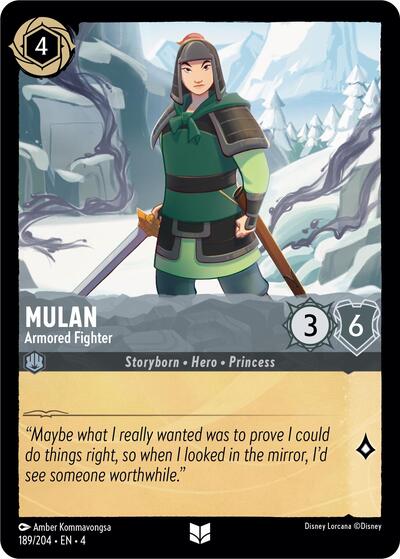 Mulan - Armored Fighter #189 Ursula's Return