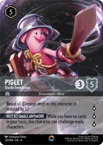 Piglet - Sturdy Swordsman (Enchanted) #221 Ursula's Return