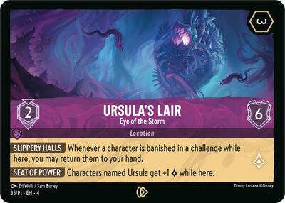 Ursula's Lair - Eye of the Storm #35 Disney Lorcana Promo Cards