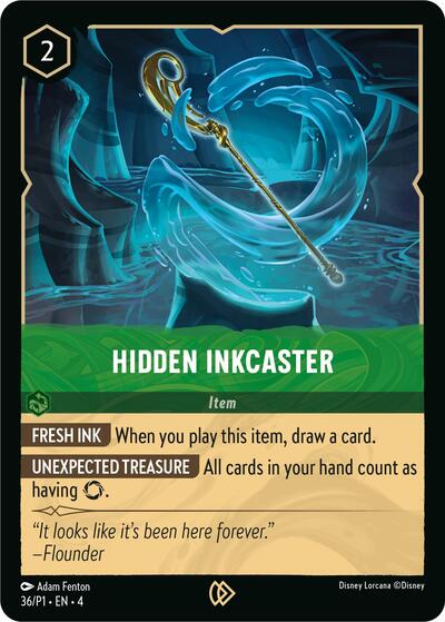 Hidden Inkcaster #36 Disney Lorcana Promo Cards