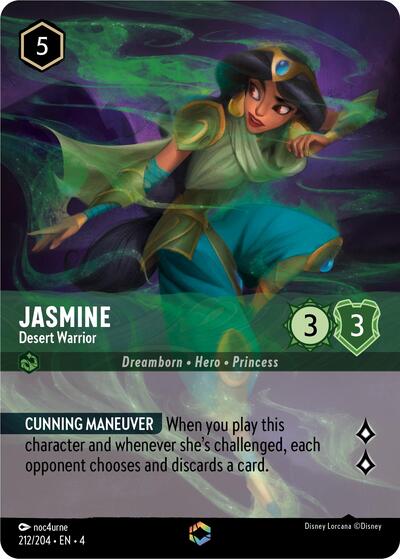 Jasmine - Desert Warrior (Enchanted) #212 Ursula's Return