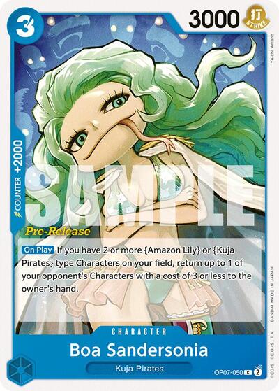 Boa Sandersonia #OP07-050 500 Years in the Future Pre-Release Cards