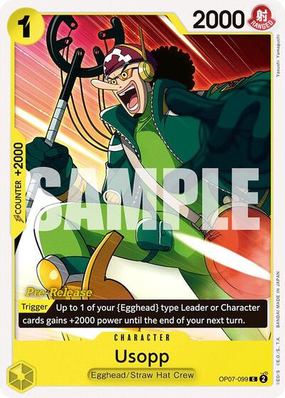 Usopp #OP07-099 500 Years in the Future Pre-Release Cards