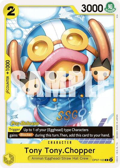 Tony Tony.Chopper #OP07-103 500 Years in the Future Pre-Release Cards