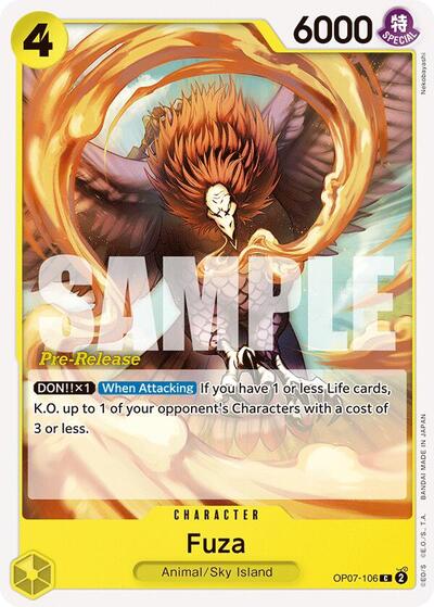 Fuza #OP07-106 500 Years in the Future Pre-Release Cards