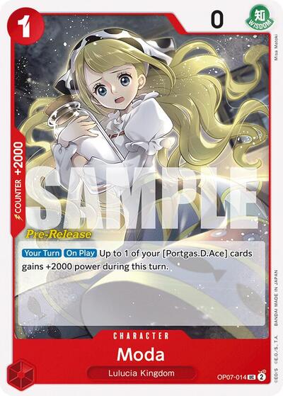 Moda #OP07-014 500 Years in the Future Pre-Release Cards