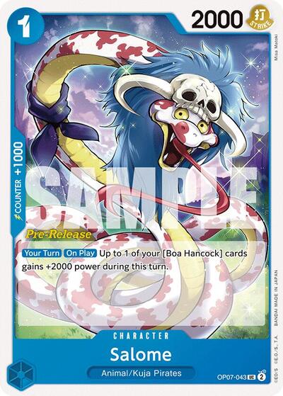 Salome #OP07-043 500 Years in the Future Pre-Release Cards