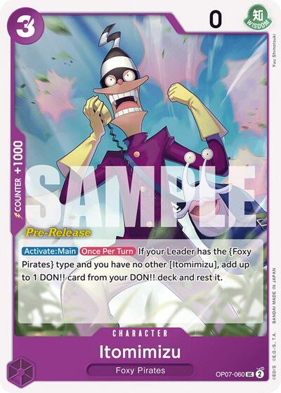 Itomimizu #OP07-060 500 Years in the Future Pre-Release Cards