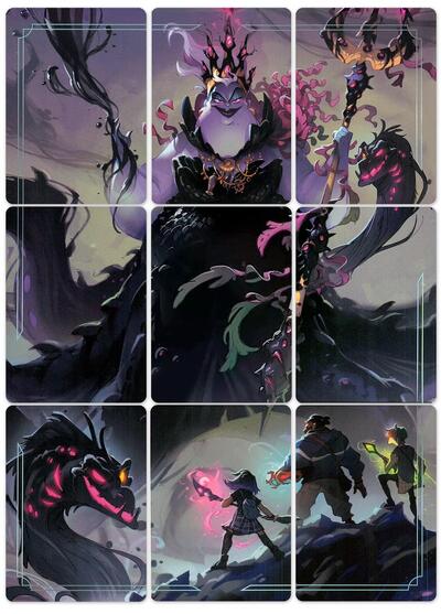 Ursula - Sea Witch Queen Puzzle Insert (Set of 9) #promo Ursula's Return
