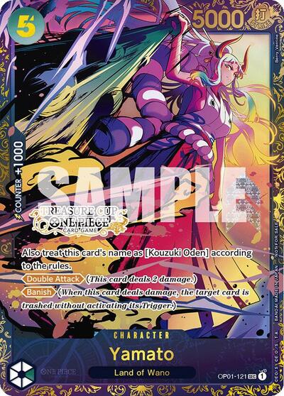 Yamato (Treasure Cup) #OP01-121 One Piece Promotion Cards