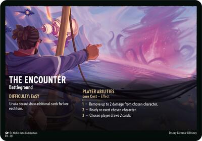 The Encounter // A Dark Realm - Battleground (Oversized) #promo Illumineer's Quest: Deep Trouble