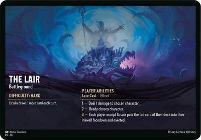 The Lair // Infinite Wrath - Battleground (Oversized) #promo Illumineer's Quest: Deep Trouble