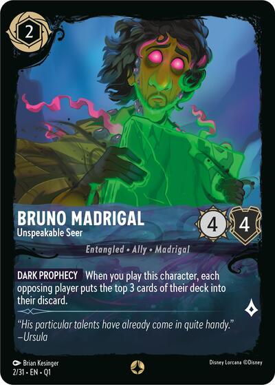Bruno Madrigal - Unspeakable Seer #2 Illumineer's Quest: Deep Trouble