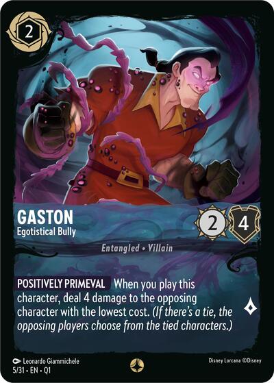 Gaston - Egotistical Bully #5 Illumineer's Quest: Deep Trouble