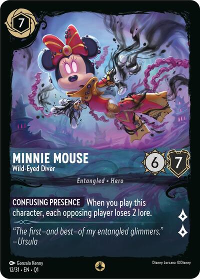 Minnie Mouse - Wild-Eyed Diver #12 Illumineer's Quest: Deep Trouble