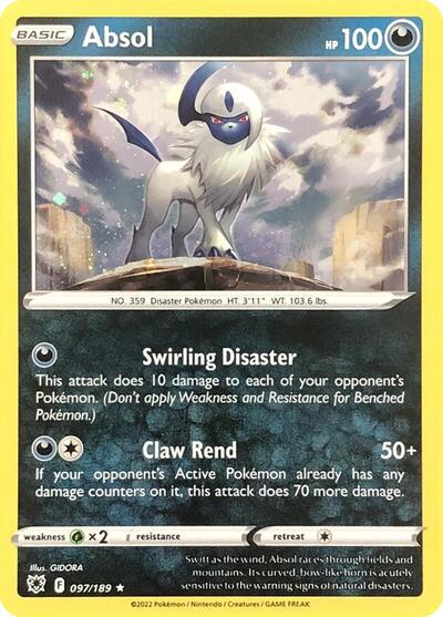 Absol #97 Miscellaneous Cards & Products