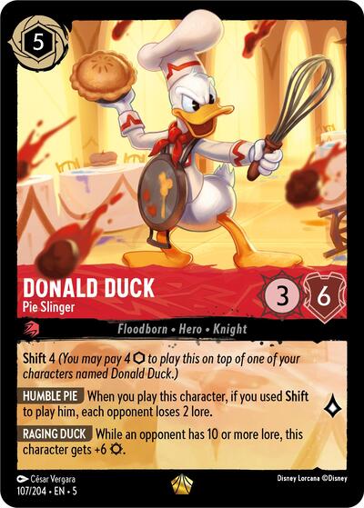 Donald Duck - Pie Slinger #107 Shimmering Skies