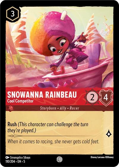 Snowanna Rainbeau - Cool Competitor #110 Shimmering Skies