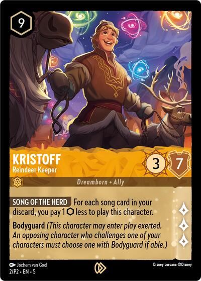 Kristoff - Reindeer Keeper #2 Disney Lorcana Promo Cards