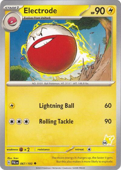 Electrode - Pikachu 56 #67 Battle Academy 2024