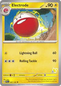 Electrode - Pikachu 6 #67 Battle Academy 2024