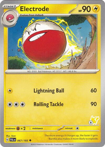 Electrode - Pikachu 6 #67 Battle Academy 2024