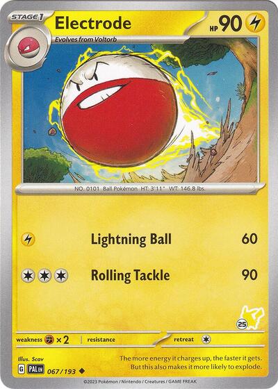 Electrode - Pikachu 25 #67 Battle Academy 2024