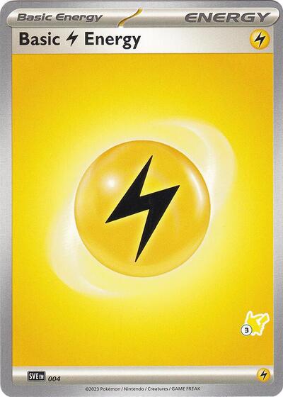 Basic Lightning Energy - Pikachu 3 #4 Battle Academy 2024