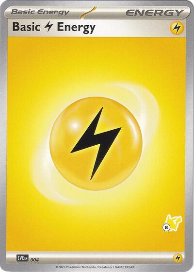 Basic Lightning Energy - Pikachu 8 #4 Battle Academy 2024