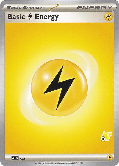 Basic Lightning Energy - Pikachu 9 #4 Battle Academy 2024