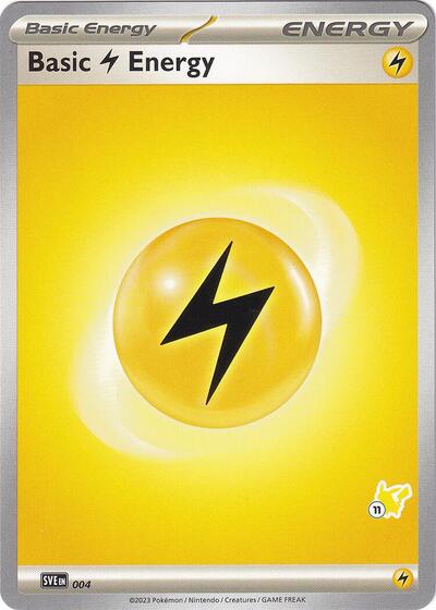 Basic Lightning Energy - Pikachu 11 #4 Battle Academy 2024