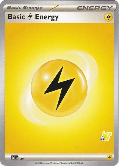 Basic Lightning Energy - Pikachu 22 #4 Battle Academy 2024