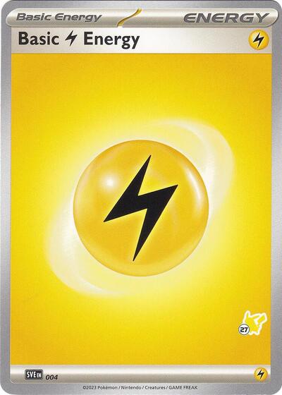 Basic Lightning Energy - Pikachu 27 #4 Battle Academy 2024