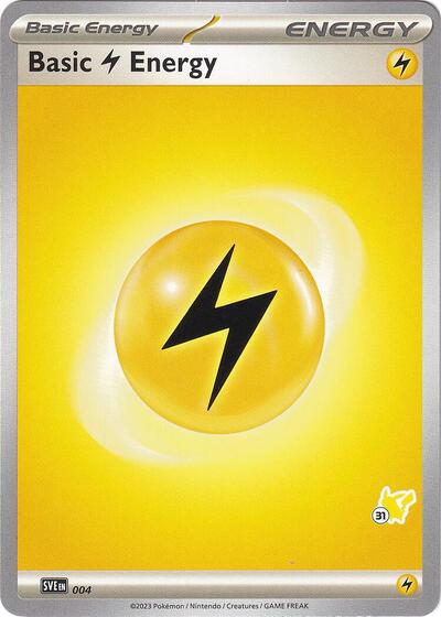 Basic Lightning Energy - Pikachu 31 #4 Battle Academy 2024