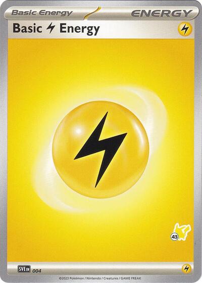 Basic Lightning Energy - Pikachu 43 #4 Battle Academy 2024