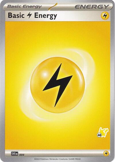 Basic Lightning Energy - Pikachu 48 #4 Battle Academy 2024