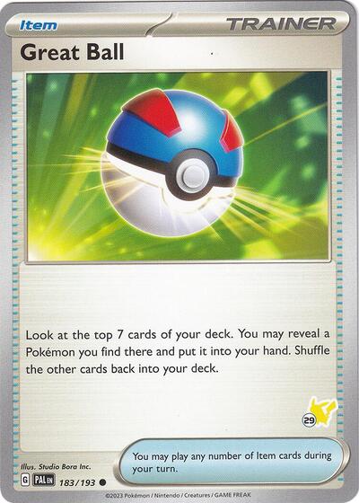 Great Ball - Pikachu 29 #183 Battle Academy 2024