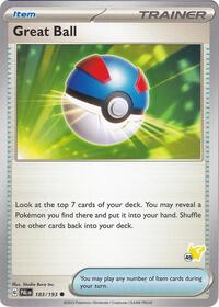 Great Ball - Pikachu 49 #183 Battle Academy 2024