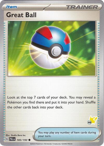 Great Ball - Pikachu 49 #183 Battle Academy 2024