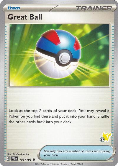 Great Ball - Pikachu 57 #183 Battle Academy 2024