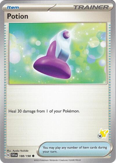 Potion - Pikachu 18 #188 Battle Academy 2024