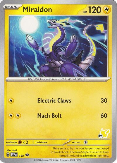 Miraidon - Pikachu 23 #148 Battle Academy 2024