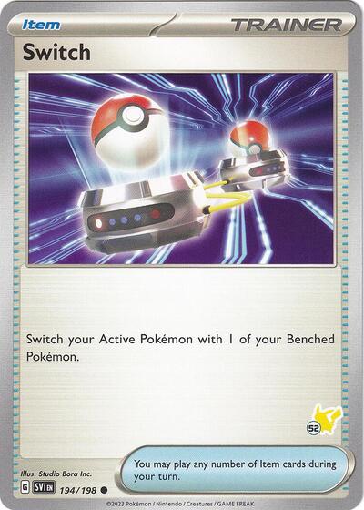 Switch - Pikachu 52 #194 Battle Academy 2024