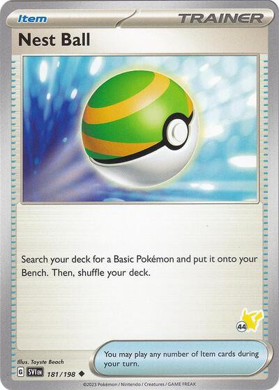 Nest Ball - Pikachu 44 #181 Battle Academy 2024