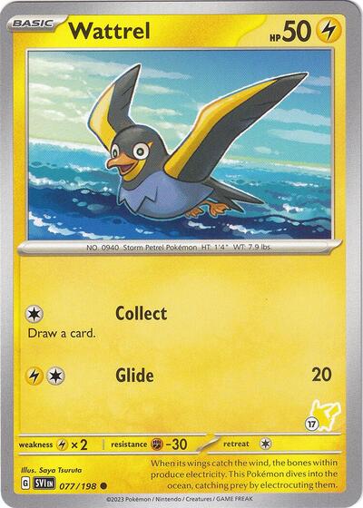 Wattrel - Pikachu 17 #77 Battle Academy 2024