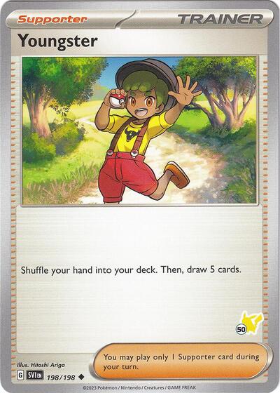 Youngster - Pikachu 50 #198 Battle Academy 2024