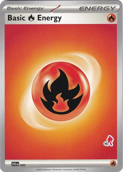 Basic Fire Energy - Armarouge 10 #2 Battle Academy 2024