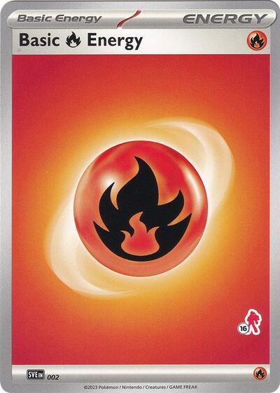 Basic Fire Energy - Armarouge 16 #2 Battle Academy 2024