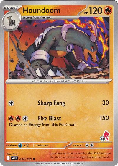 Houndoom - Armarouge 23 #34 Battle Academy 2024